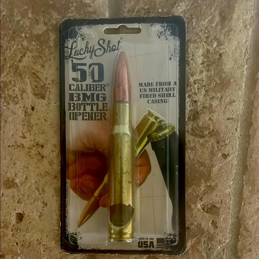 BMG Bottle opener 50 Caliber (Collectible/souvenir Heavy duty. )